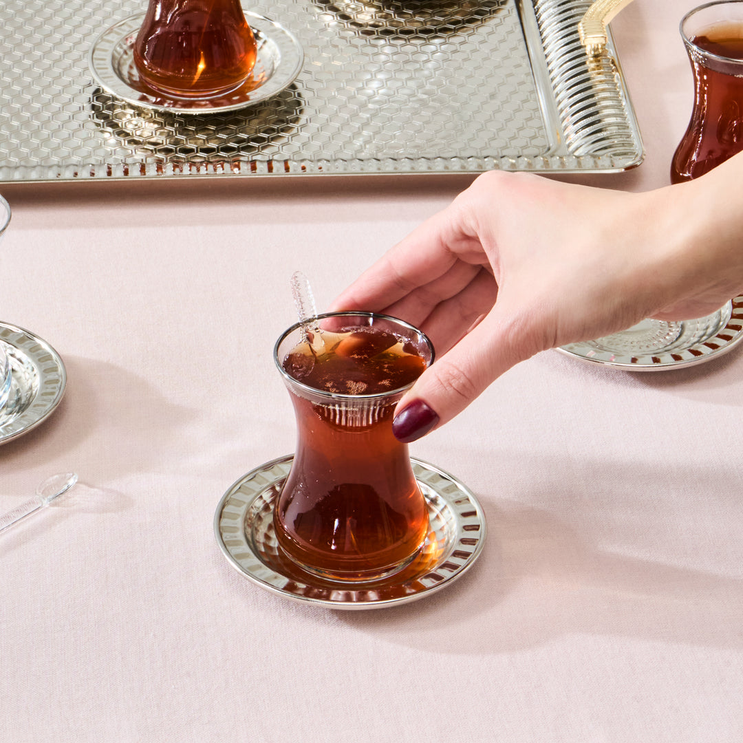 Karaca Nehir Tesæt 19 Dele Sølv