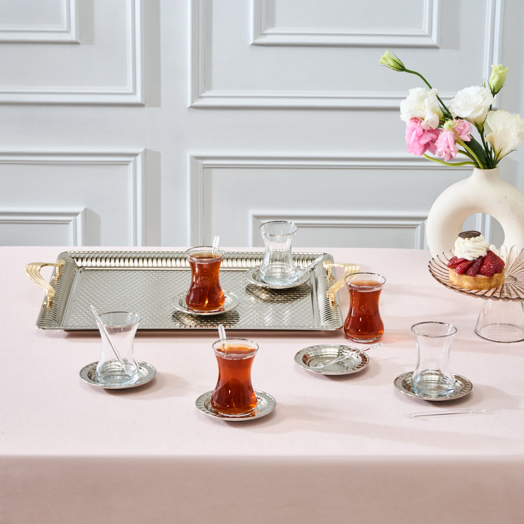 Karaca Nehir Tesæt 19 Dele Sølv