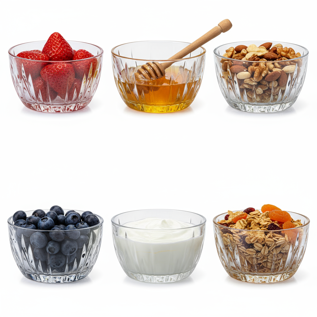 Bricard Altea Glas Snackskåle Sæt 6 stk.