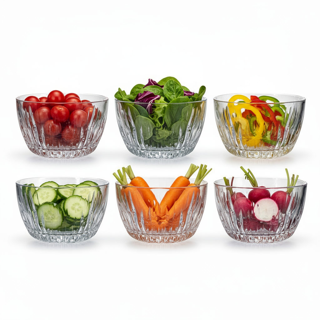 Bricard Armilla Glas Snackskåle Sæt 6 stk.