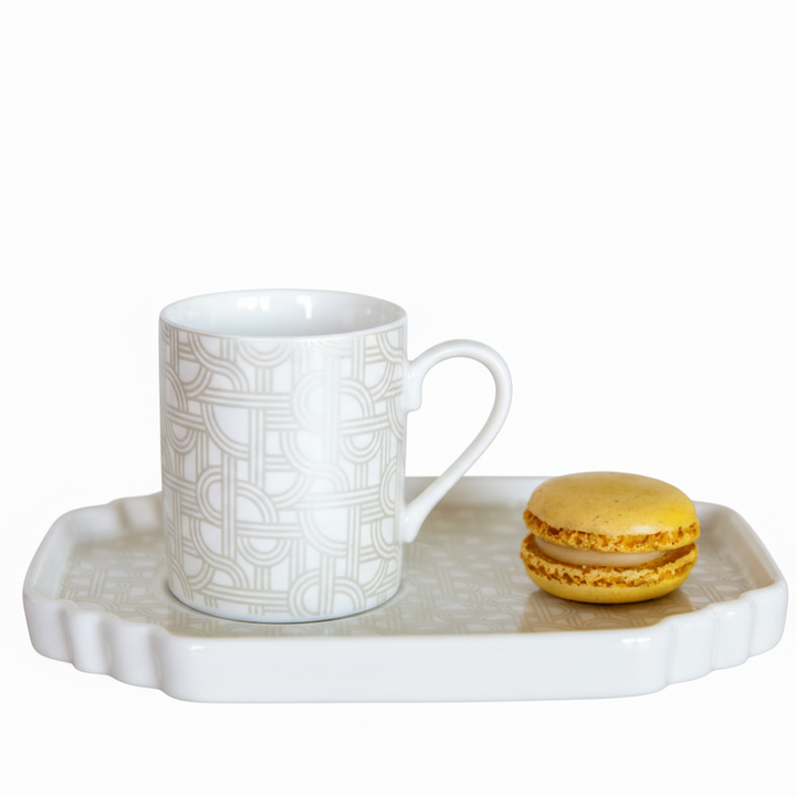 Schäfer Espressosæt 12 Dele – 100 ml - Geometrisk Mønster