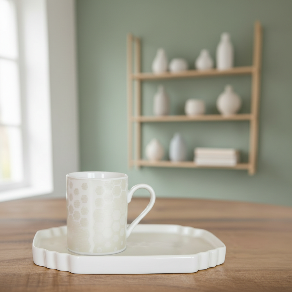 Schäfer Espressosæt 12 Dele – 100 ml - Bikagemønster