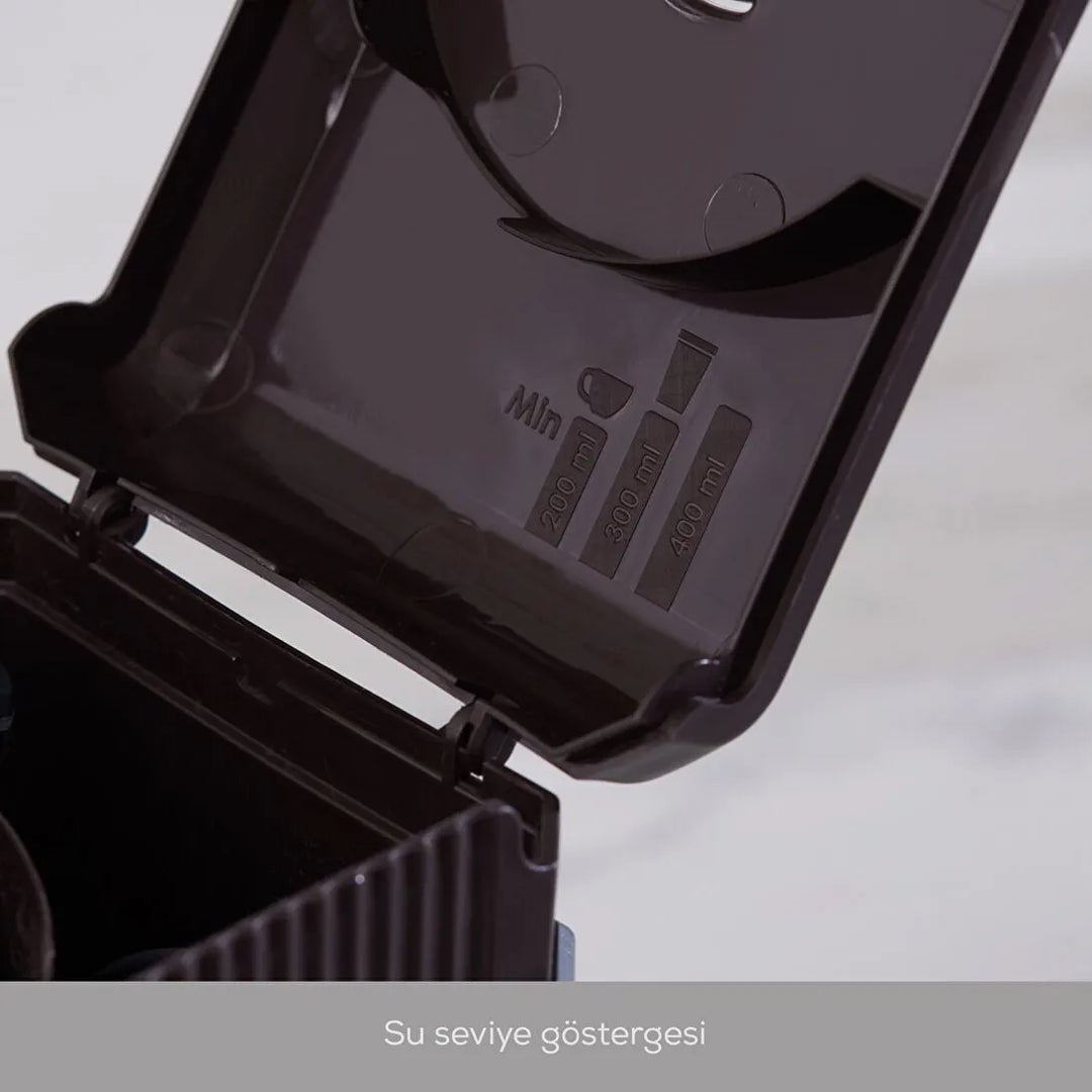 Karaca Mono Personlig Filterkaffemaskine m/Termokande (Valnøddebrun) - 400 ml