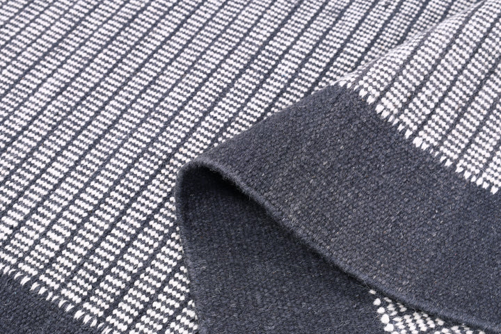 Kelim Tæppe - New Delhi Antracit Farve