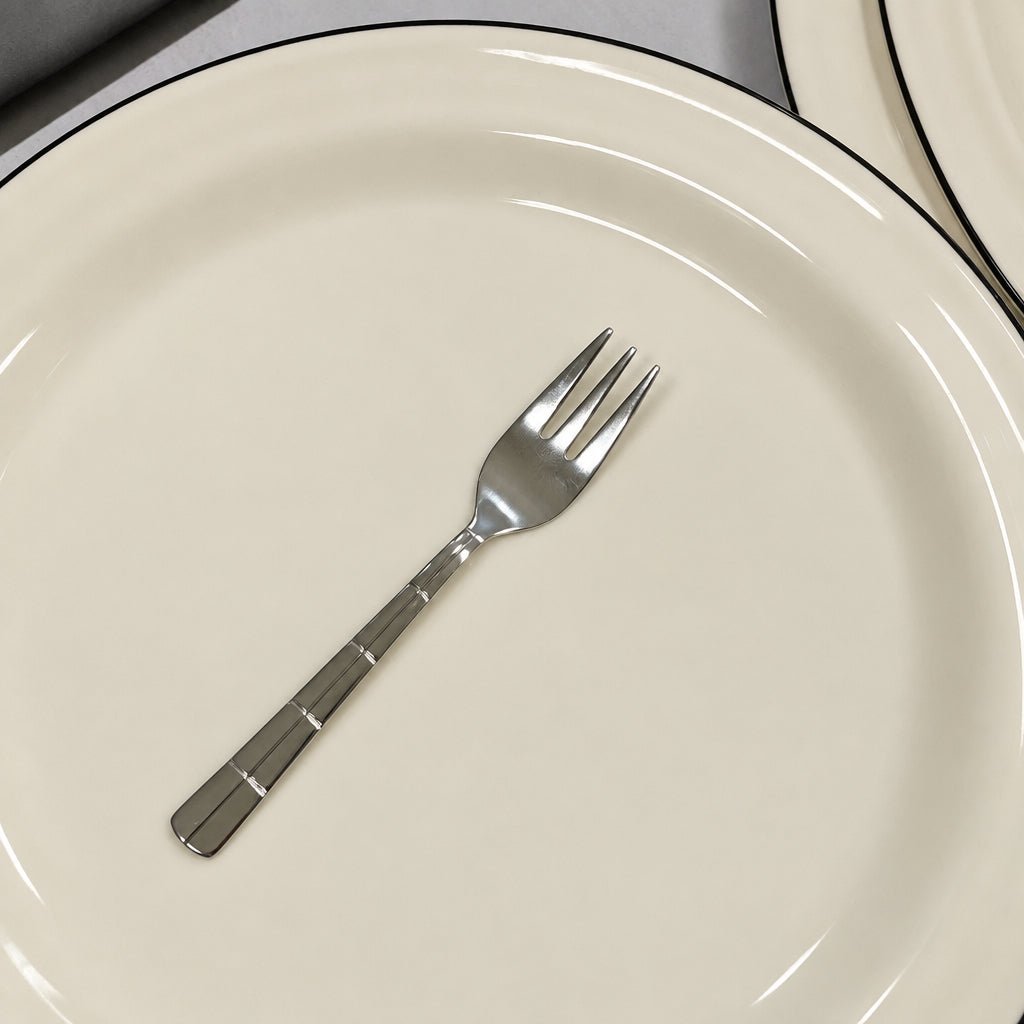 Akkaya - Dessert Gaffelsæt - 6 stk. | 14 cm | Mønstret - Løven Home