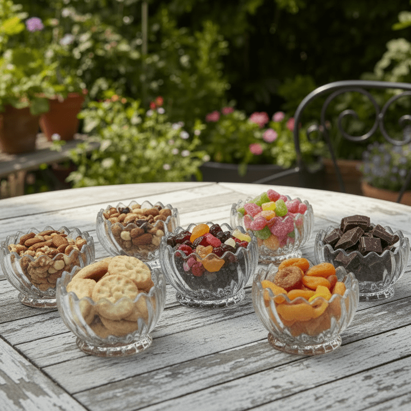 Akkaya glas dessert - og snackskålesæt 6 stk. - 150 ml - Løven Home