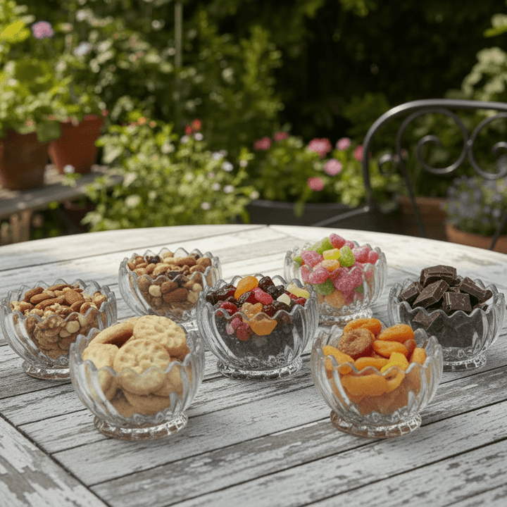 Akkaya glas dessert - og snackskålesæt 6 stk. - 150 ml - Løven Home