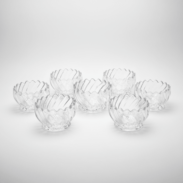 Akkaya glas dessert - og snackskålesæt 6 stk. - 150 ml - Løven Home