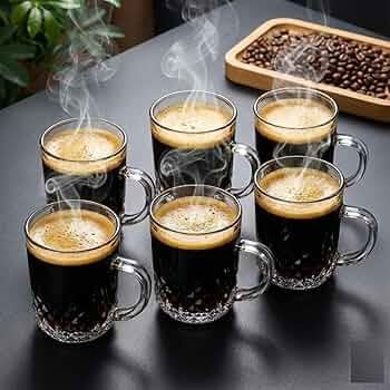 Akkaya glaskrus m/hank 6 stk. - 220 ml - Cevher - Løven Home