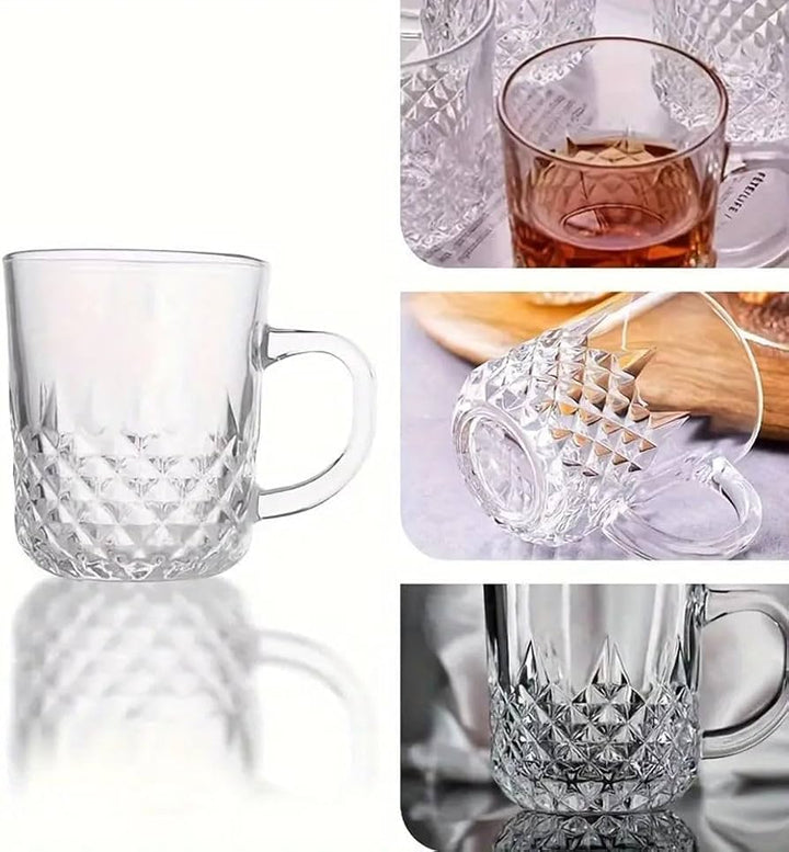 Akkaya glaskrus m/hank 6 stk. - 220 ml - Cevher - Løven Home