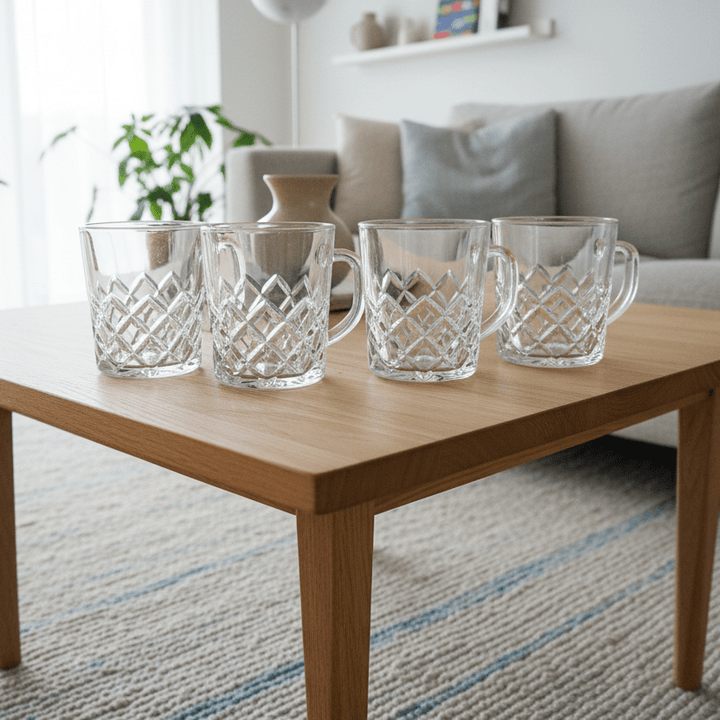 Akkaya glaskrus m/hank 6 stk. - 220 ml - Duru - Løven Home