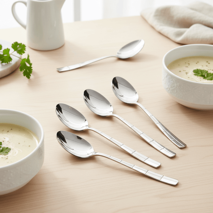 Akkaya Mønstret Spiseskesæt 6 stk. - Y021 - Løven Home