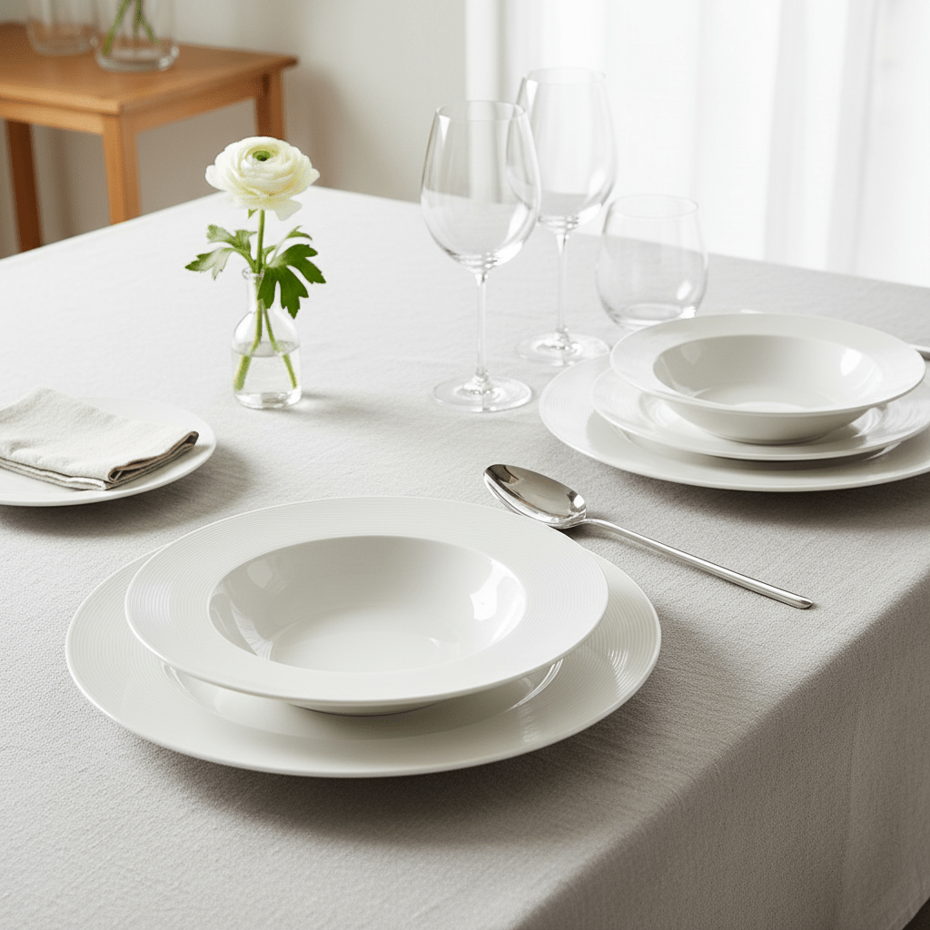 Akkaya Plain Spiseskesæt 6 stk. - Løven Home