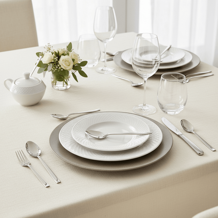 Akkaya Plain Teskesæt 6 stk. - Løven Home