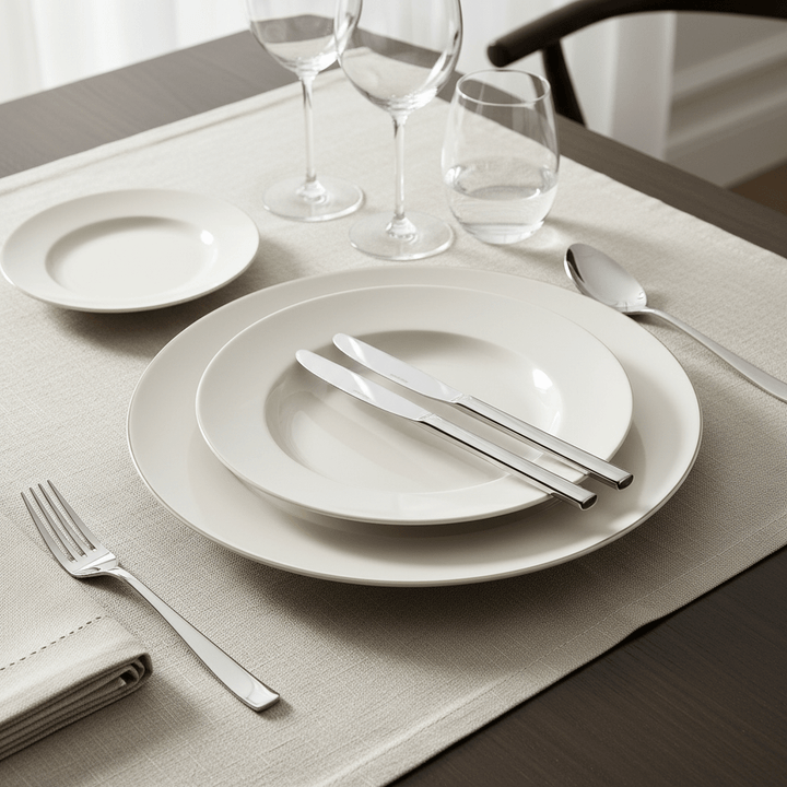 Akkaya Smørknivsæt 2 stk. Plain - Rustfrit Stål - ES035 - Løven Home