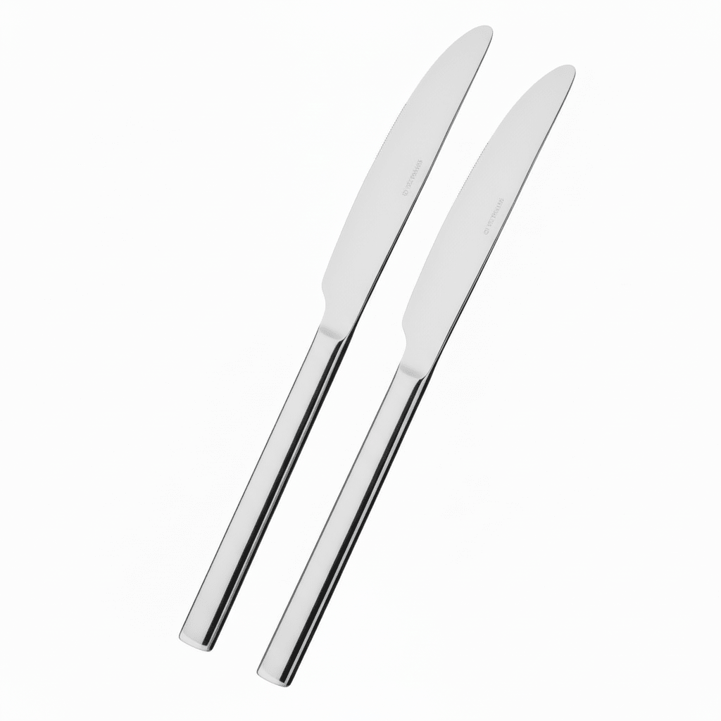 Akkaya Smørknivsæt 2 stk. Plain - Rustfrit Stål - ES035 - Løven Home