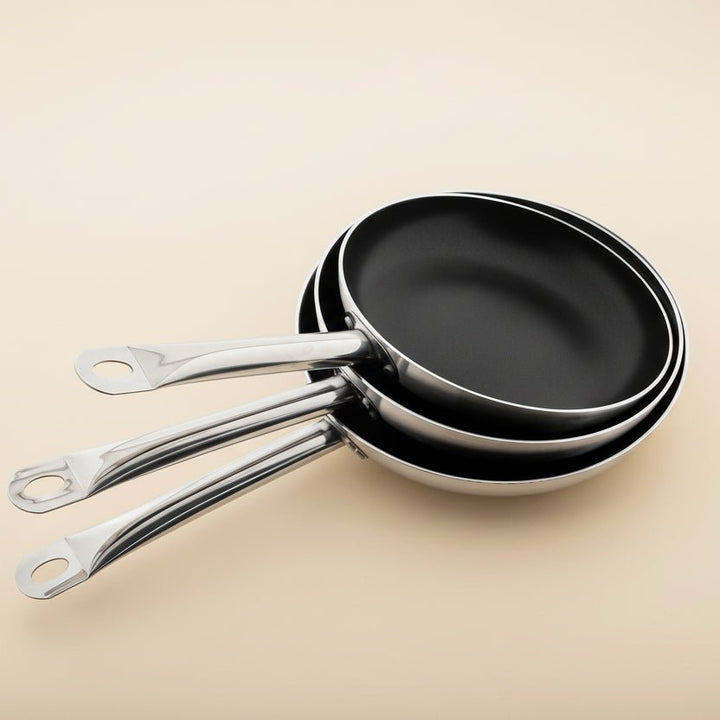 Akkaya Stegepande 28 cm – Non - Stick i Rustfrit Stål - Løven Home