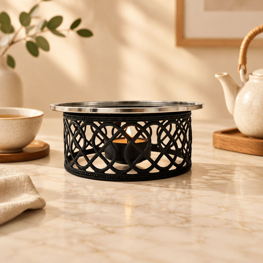 Akkaya - Tekandevarmer - Aluminium | Sort - Løven Home