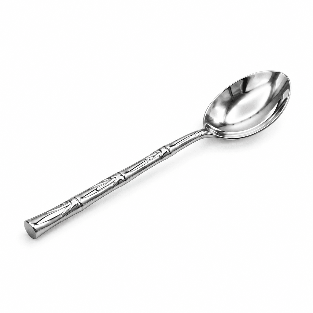 Akkaya - Teskeer – 2 stk. | 11 cm | 18/10 Rustfrit Stål | Bambusmønster - Løven Home