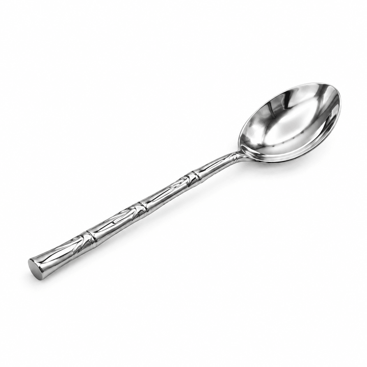 Akkaya - Teskeer – 2 stk. | 11 cm | 18/10 Rustfrit Stål | Bambusmønster - Løven Home