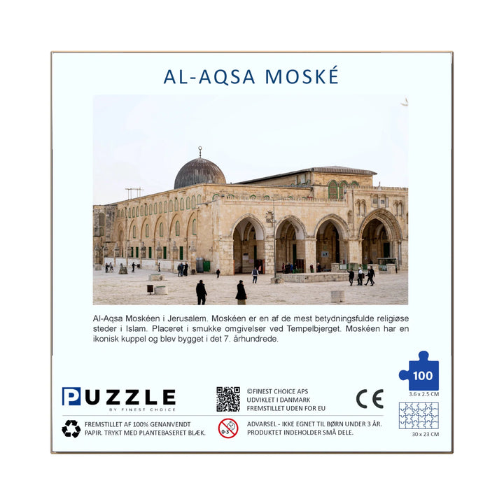 Al - Aqsa Moské Puslespil - 100 Brikker - Løven Home