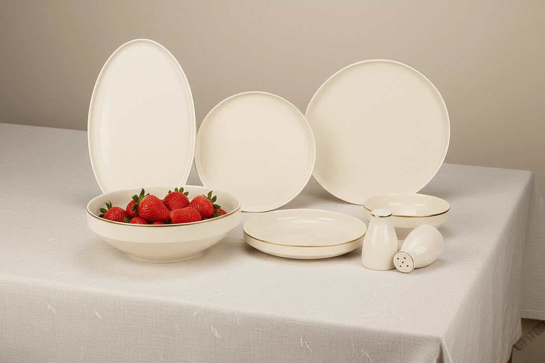 Alara Mira Tallerken Porcelænssæt til 6 personer - Løven Home