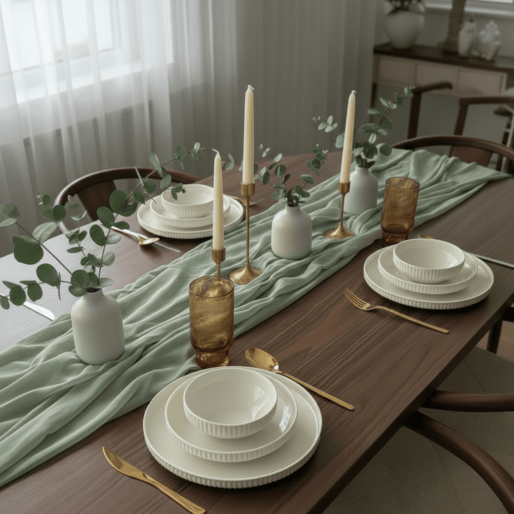 Alara Vera Porcelænssæt 6 Personer - 28 dele - Hvid - Løven Home