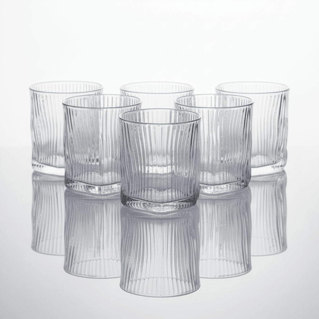 Almina Artic Terra Corta Glassæt 6 stk - 230 ml - Løven Home