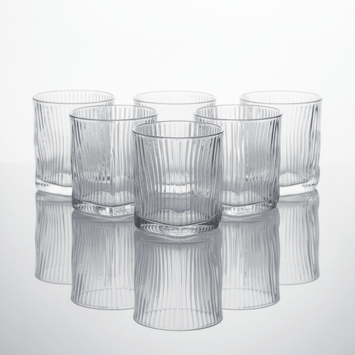 Almina Artic Terra Corta Glassæt 6 stk - 230 ml - Løven Home
