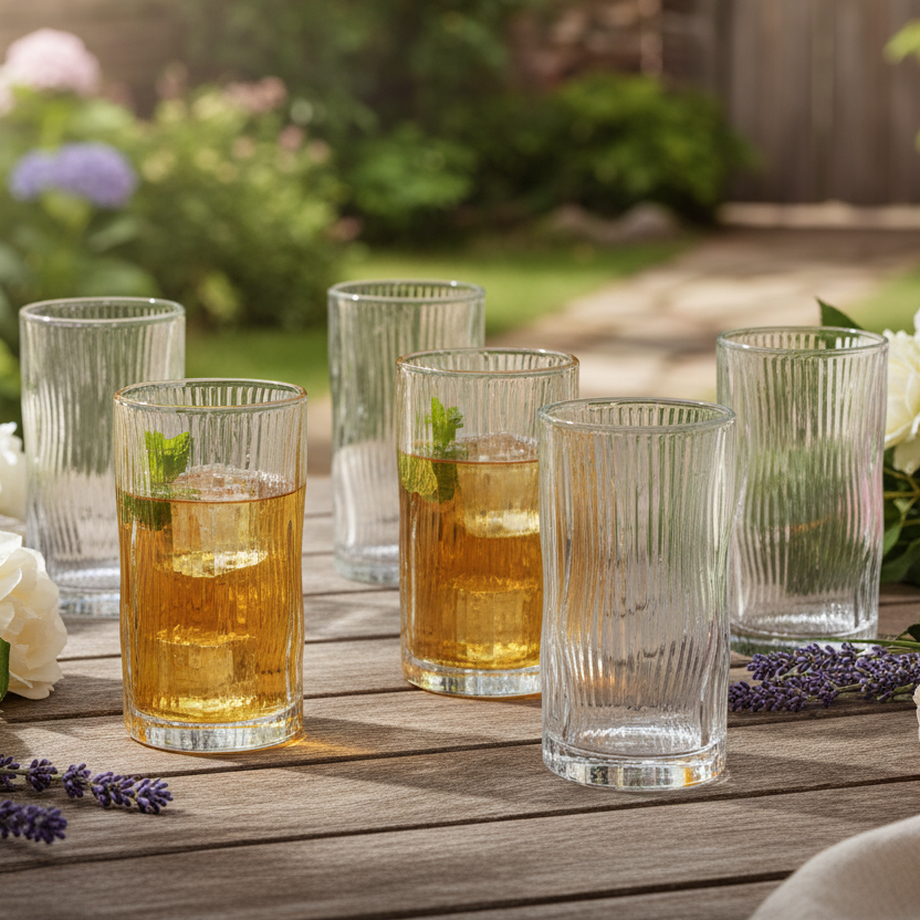 Almina Artic Terra Grande drikkeglas – 6 stk. (270 ml)