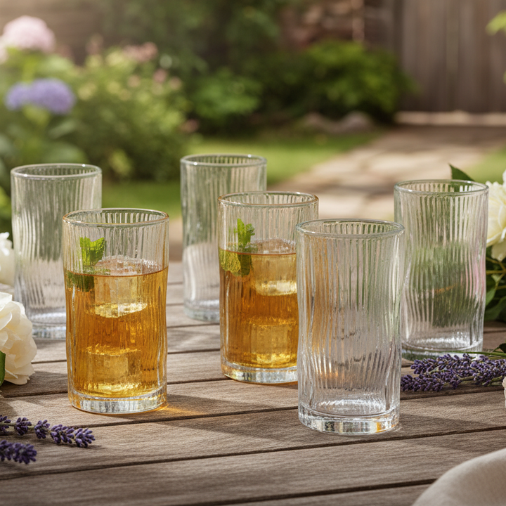 Almina Artic Terra Grande drikkeglas – 6 stk. (270 ml)