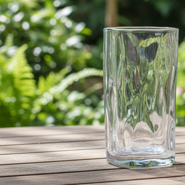 Almina Artic Vidro Grande Drikkeglas 6 stk - 270 ml - Bølget overflade