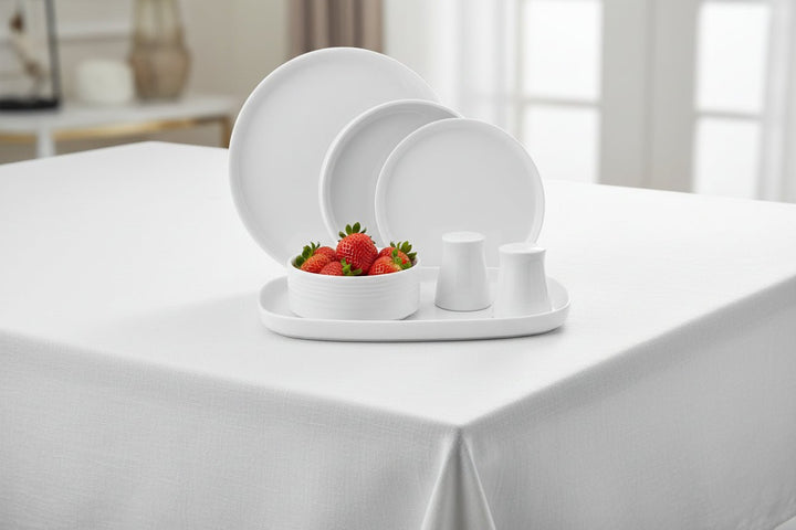 Almina Belicia Tallerken Porcelænssæt til 6 personer - Løven Home