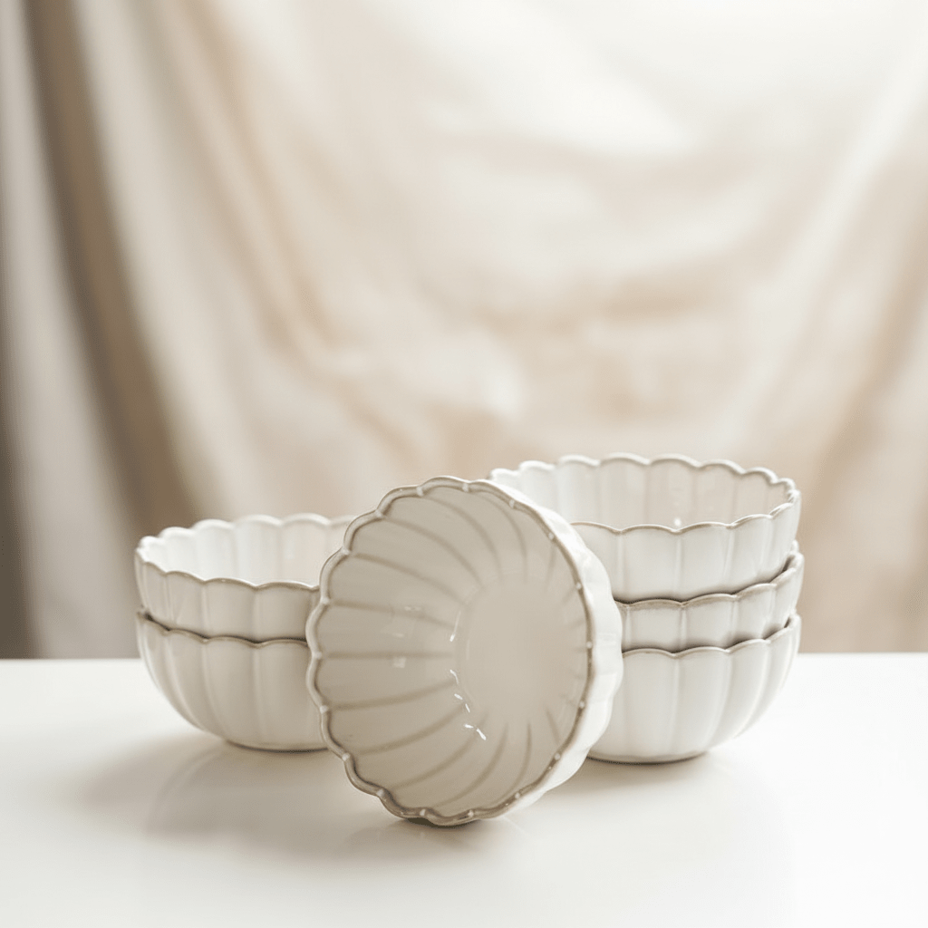 Almina Bloomy suppeskåle – 6 stk. (13x5,5 cm) - Løven Home