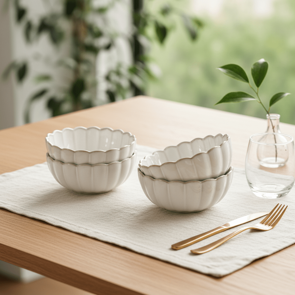 Almina Bloomy suppeskåle – 6 stk. (13x5,5 cm) - Løven Home