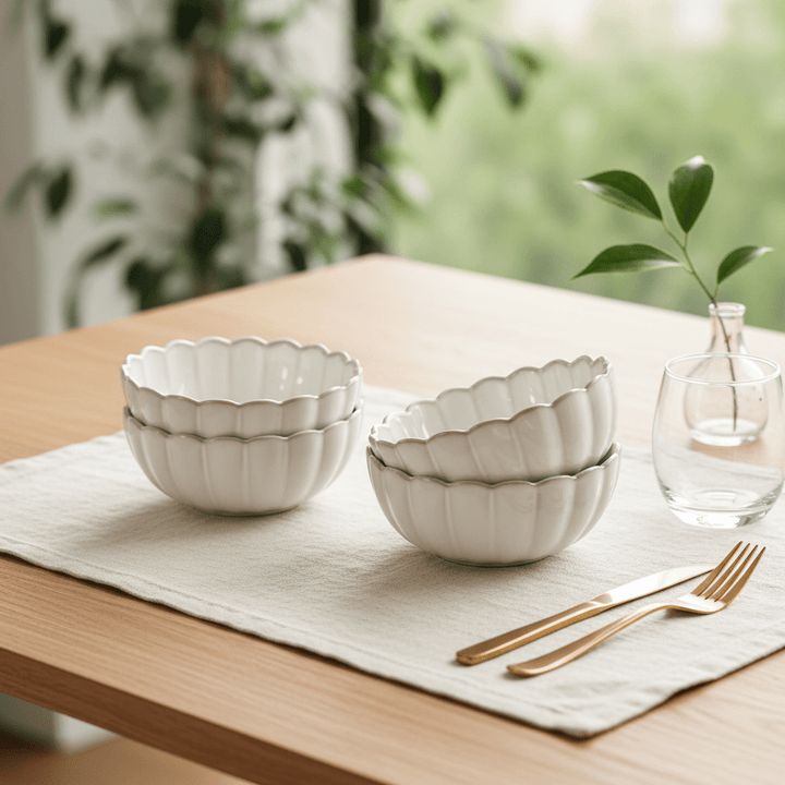 Almina Bloomy suppeskåle – 6 stk. (13x5,5 cm) - Løven Home