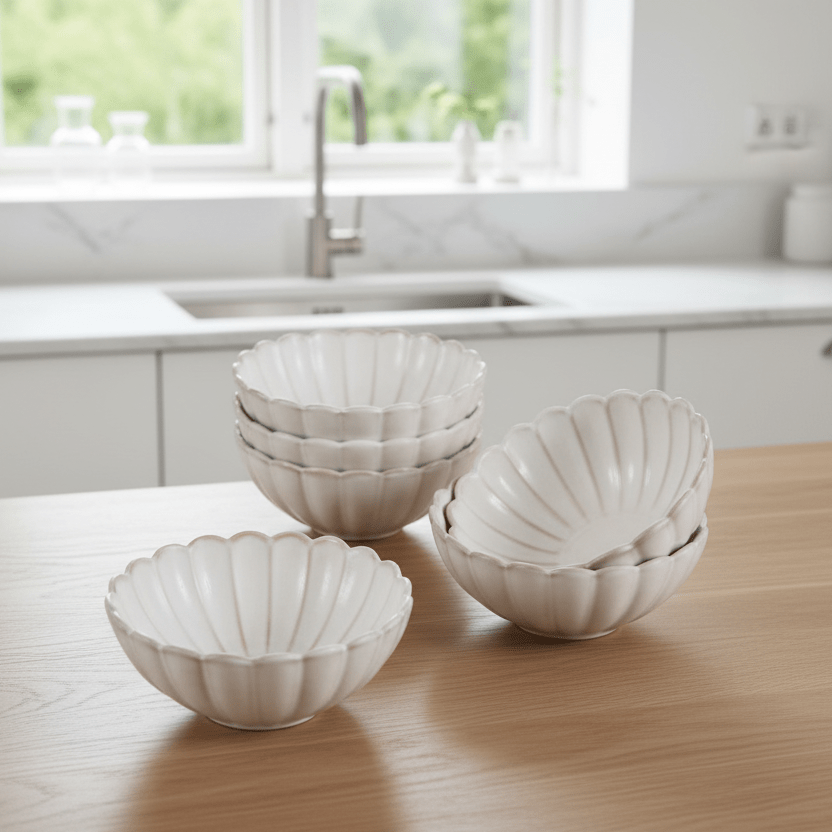 Almina Bloomy suppeskåle – 6 stk. (13x5,5 cm) - Løven Home