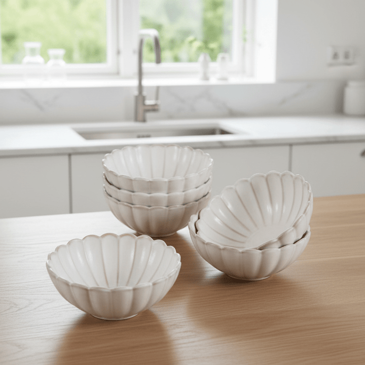 Almina Bloomy suppeskåle – 6 stk. (13x5,5 cm) - Løven Home