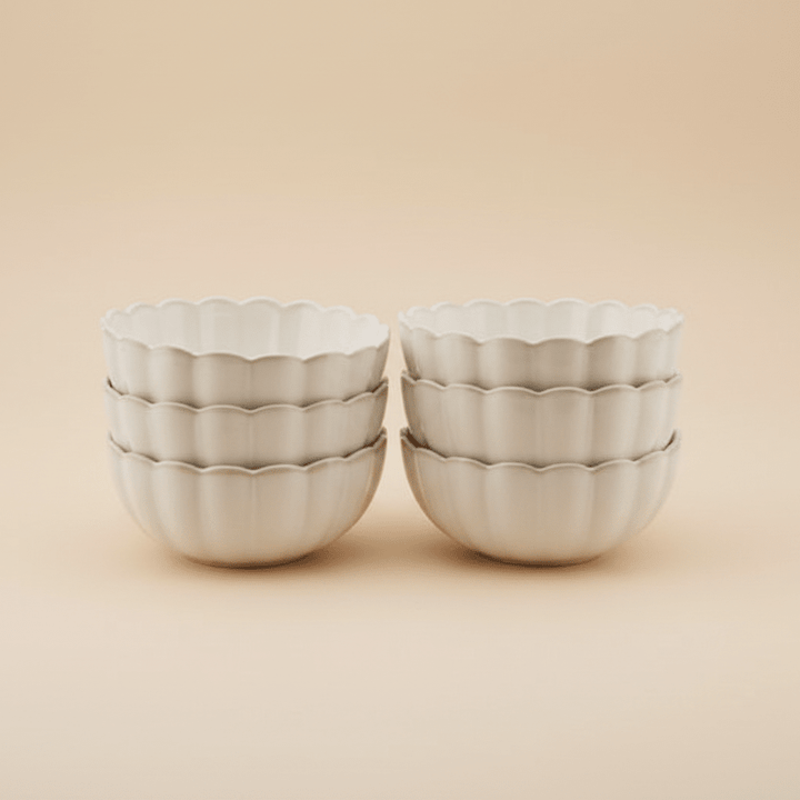 Almina Bloomy suppeskåle – 6 stk. (13x5,5 cm) - Løven Home