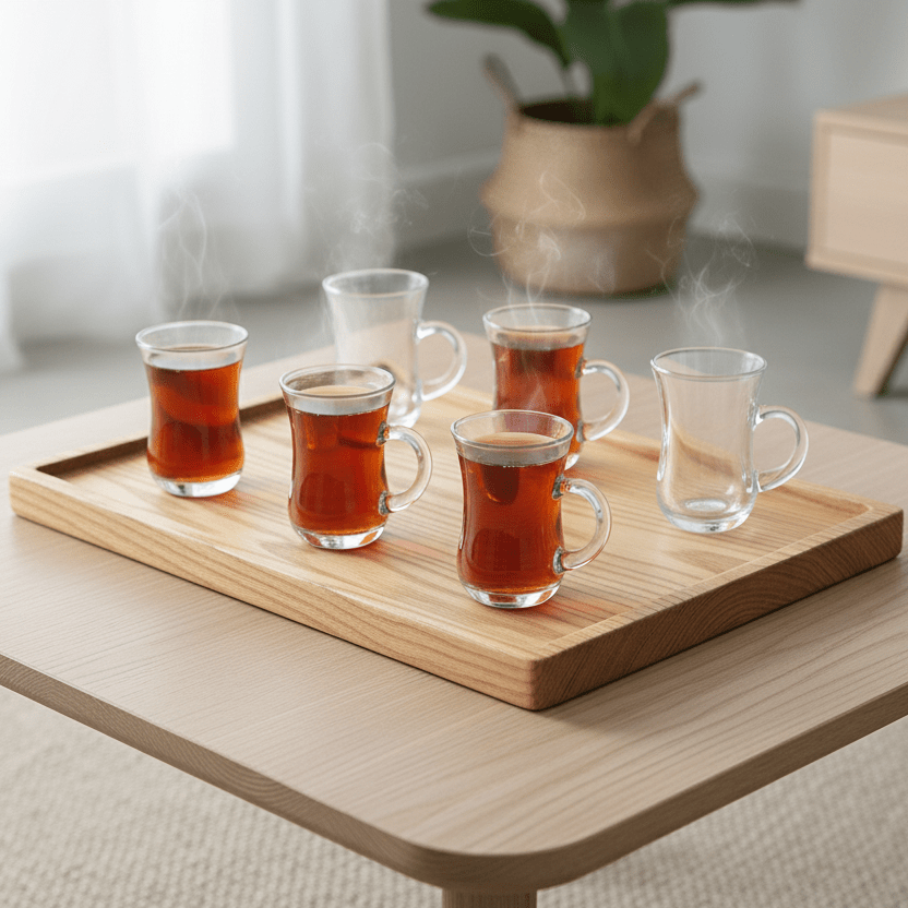 Almina Cay Keyfi Teglassæt 6 stk, 130 ml - Løven Home