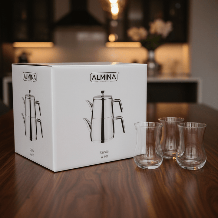 Almina Crystal Tekande – 1L / 2L (18/10 Rustfrit Stål) - Løven Home