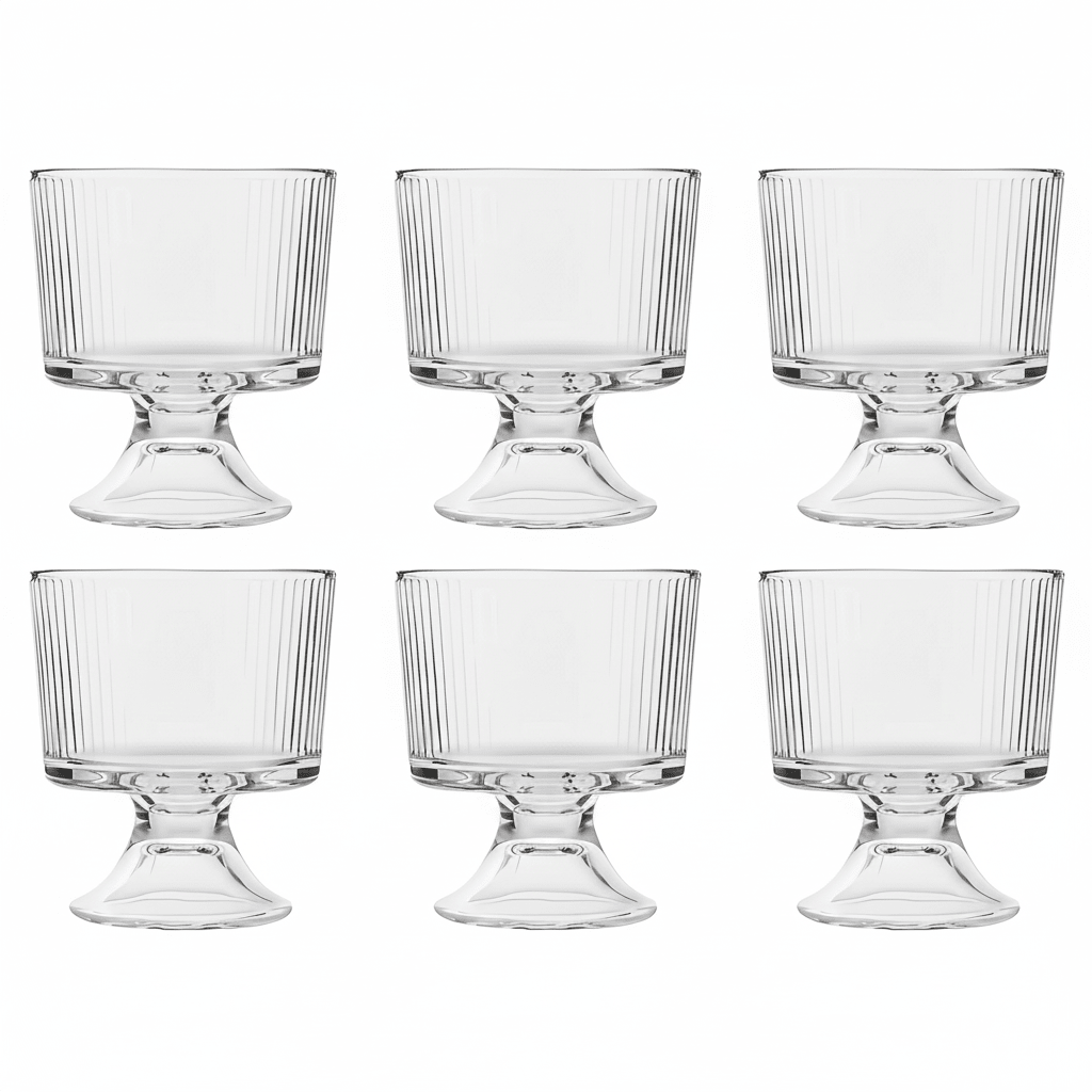 Almina Deli Glas Dessertskåle 6 stk. - 300 ml - Løven Home