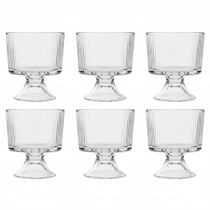 Almina Deli Glas Dessertskåle 6 stk. - 300 ml - Løven Home