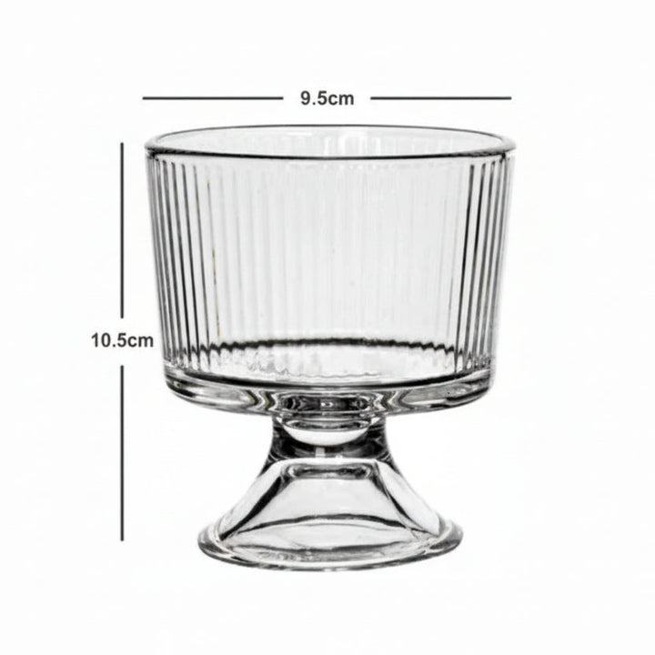 Almina Deli Glas Dessertskåle 6 stk. - 300 ml - Løven Home