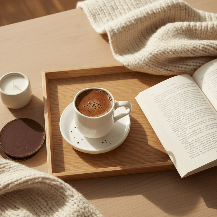 Almina Diva Kaffesæt til 6 personer - 250 ml - 12 Dele - Løven Home