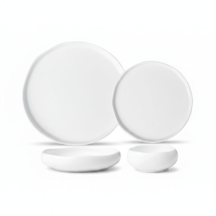 Almina Diva Porcelæn Spisestel – 24 dele - 6 Personer - Løven Home