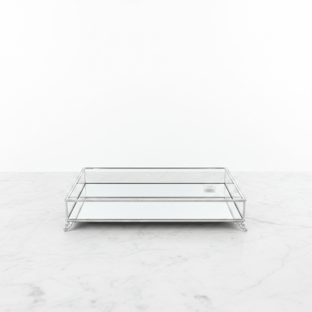 Almina elegant - Smukke sølvfad- 30 x 40 cm - Løven Home