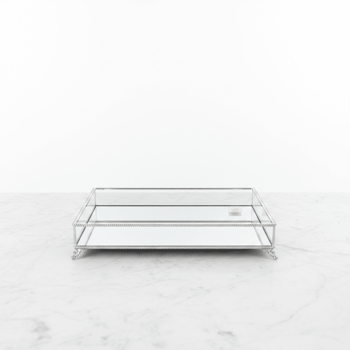 Almina elegant - Smukke sølvfad- 30 x 40 cm - Løven Home