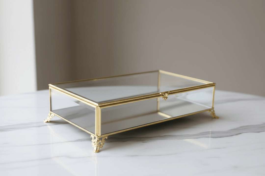 Almina elegant- smykke guldbakke 25 x 35 cm - Løven Home