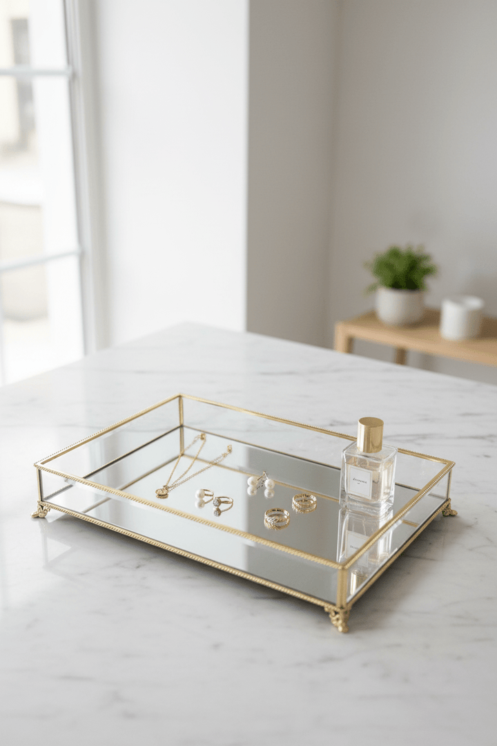 Almina elegant- Smykke guldfad -30 x 40 cm - Løven Home